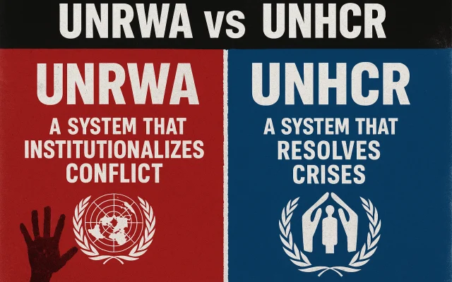 UNRWA vs UNHCR: Two Systems, Two Standards Cover Image
